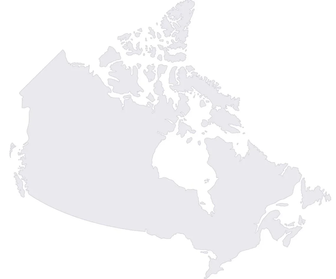 Canada Map Graphic