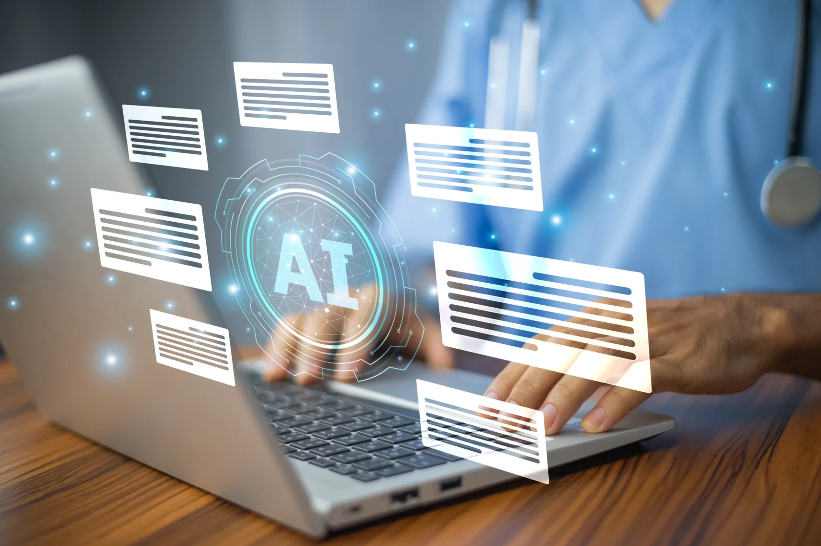 AI technology supports doctors by enhancing medical decision making and providing real time patient data analysis